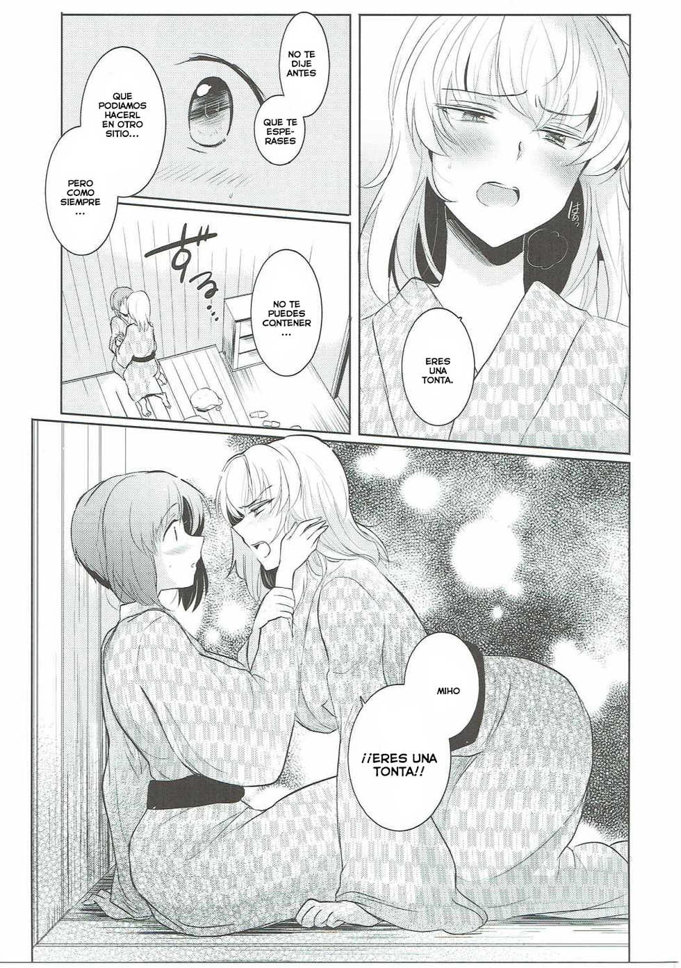 (Panzer☆Vor! 8) [Tetsukazuno Ao. (Emilio)] Futarikiri no Natsu (Girls und Panzer) [Spanish] [Union Anime] - Page 18