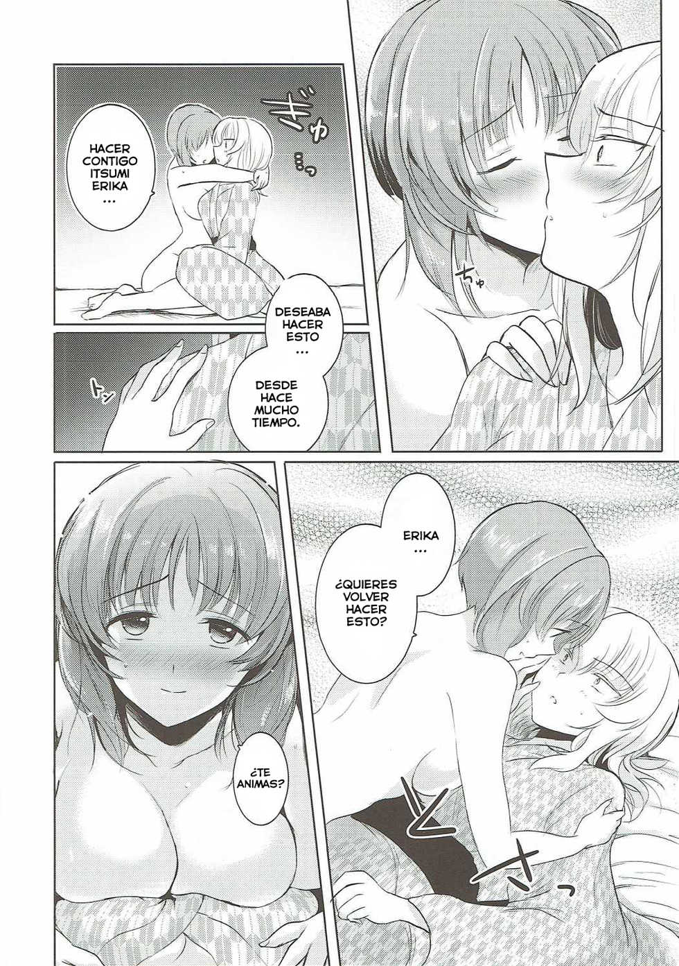 (Panzer☆Vor! 8) [Tetsukazuno Ao. (Emilio)] Futarikiri no Natsu (Girls und Panzer) [Spanish] [Union Anime] - Page 25