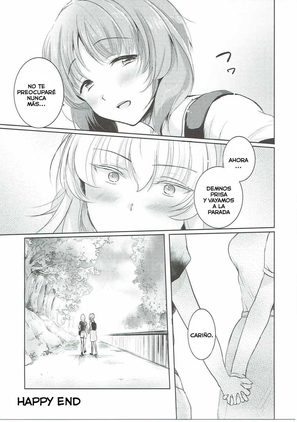 (Panzer☆Vor! 8) [Tetsukazuno Ao. (Emilio)] Futarikiri no Natsu (Girls und Panzer) [Spanish] [Union Anime] - Page 40