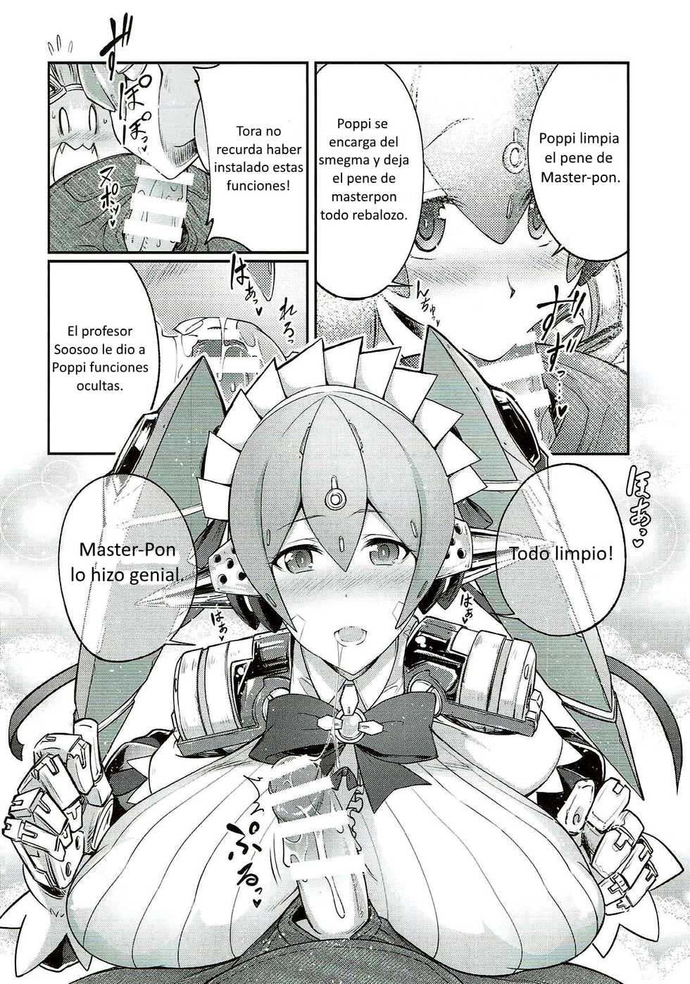 (SC2018 Spring) [Zensoku Rider (Tenzen Miyabi)] Tiger x Flower (Xenoblade Chronicles 2) [Spanish] [XV] - Page 7