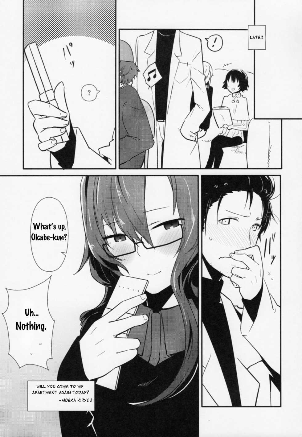 (Mirai Gadget 325 Gou) [crocus (Jin)] Communication Syndrome (Steins;Gate) [English] [Hououin Casanova] - Page 17