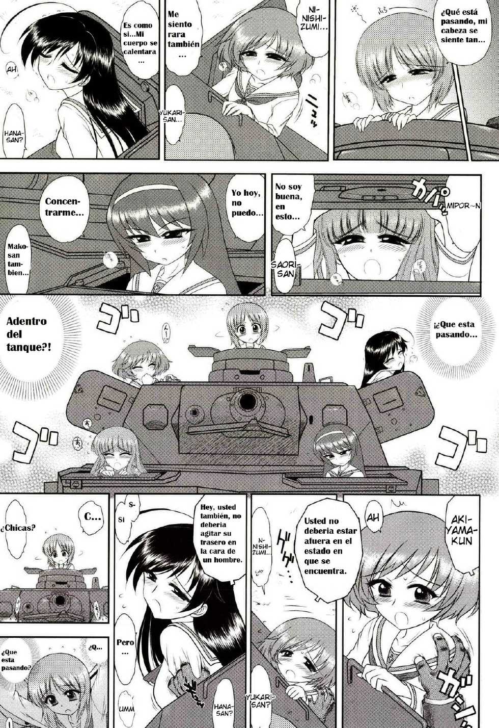 [BLACK DOG (Kuroinu Juu)] Dame! Zettai! Chikan Sensha! (Girls und Panzer) [Spanish] {Pesqu} [2013-07-15] - Page 4
