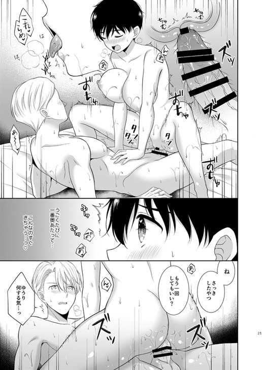 (Hyousou Strast 14) [Nurumayu Biyori (Mag)] Yuuri-chan ga Ganbare Ganbare Shite Kureru Hon (Yuri!!! on ICE) [Sample] - Page 6