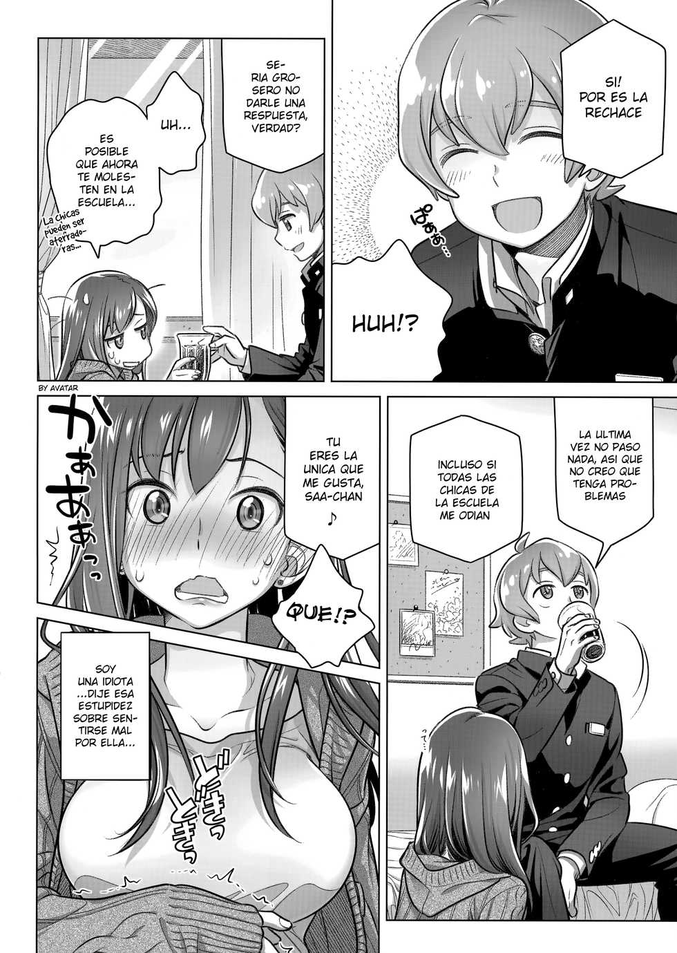 (COMITIA124) [Otaku Beam (Ootsuka Mahiro)] Stay by Me Period | Quedate a mi lado Periodo [Spanish] [Avatar-kun] - Page 5