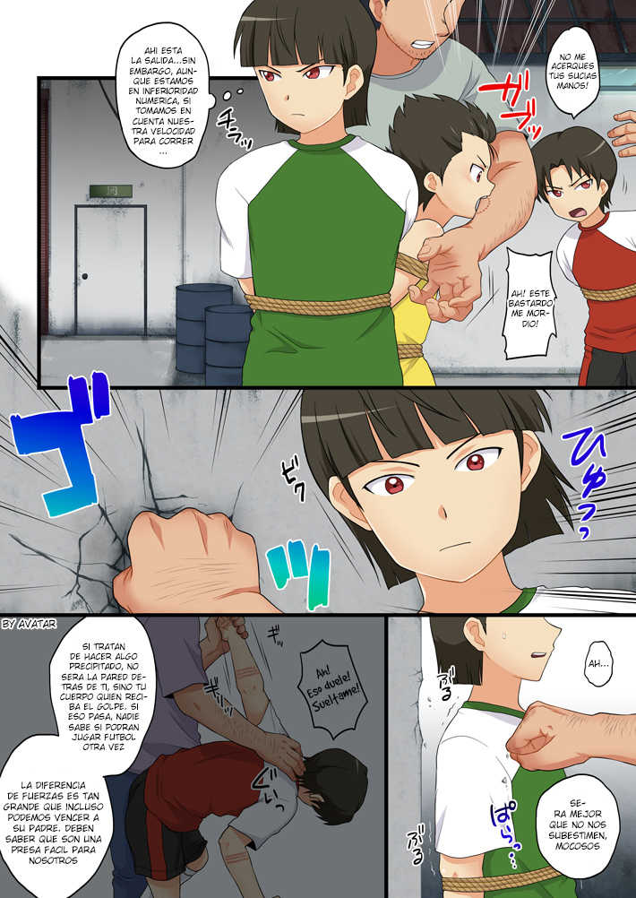 [Sushipuri (Kanbe Chuji)] Mitsugo Yuukai Jiken (Ginga e Kickoff!!) [Spanish] [Digital] - Page 4