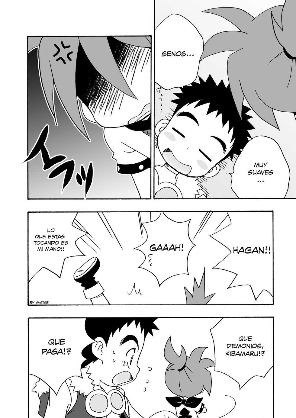 (Shota Scratch 21) [Kurikomi (Adachi Himiko)] Koisuru Banana (Tanken Driland) [Spanish] [Avatar-kun] - Page 7