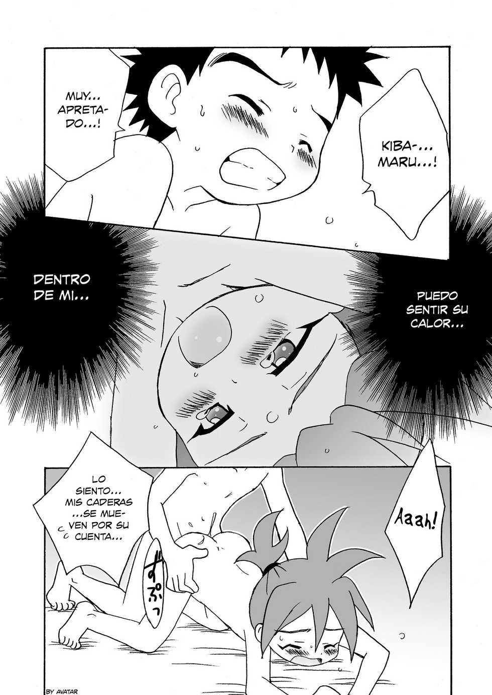 (Shota Scratch 21) [Kurikomi (Adachi Himiko)] Koisuru Banana (Tanken Driland) [Spanish] [Avatar-kun] - Page 26