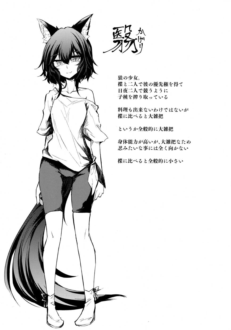(C95) [GAULOISES BluE (Amano Chiharu)] Kemono to. -Kitsune to Ookami- - Page 23
