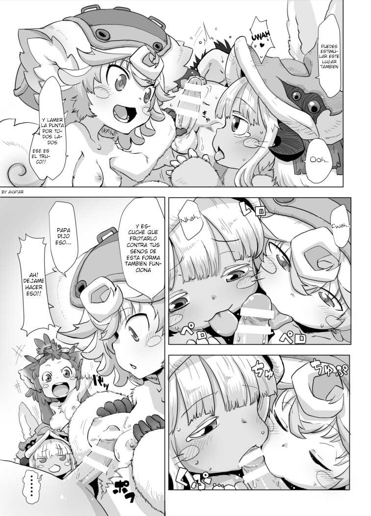 [Ikasumiya (Uchuu Ika)] Shukufuku no Mura (Made in Abyss) [Spanish] [Avatar-kun] [Digital] - Page 10