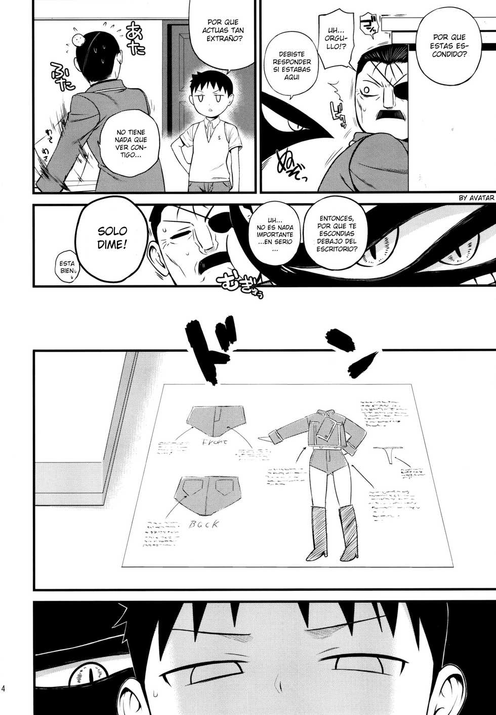 (THE GATHERING DAY2) [Yabure Kabure (Agemon)] Silly lover (Fullmetal Alchemist) [Spanish] [Avatar-kun] - Page 5