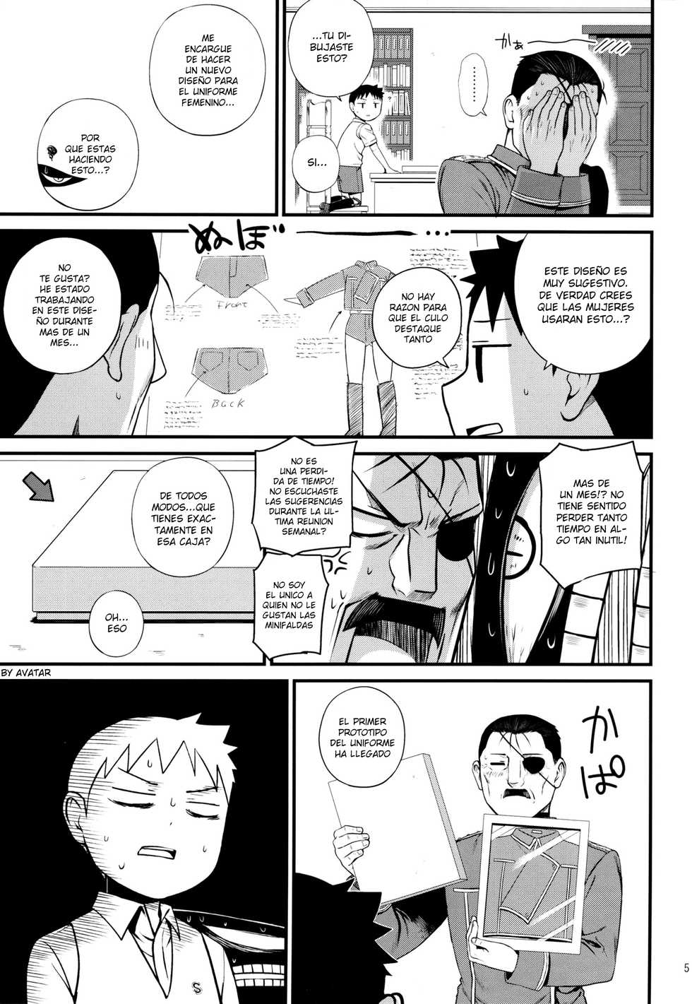 (THE GATHERING DAY2) [Yabure Kabure (Agemon)] Silly lover (Fullmetal Alchemist) [Spanish] [Avatar-kun] - Page 6