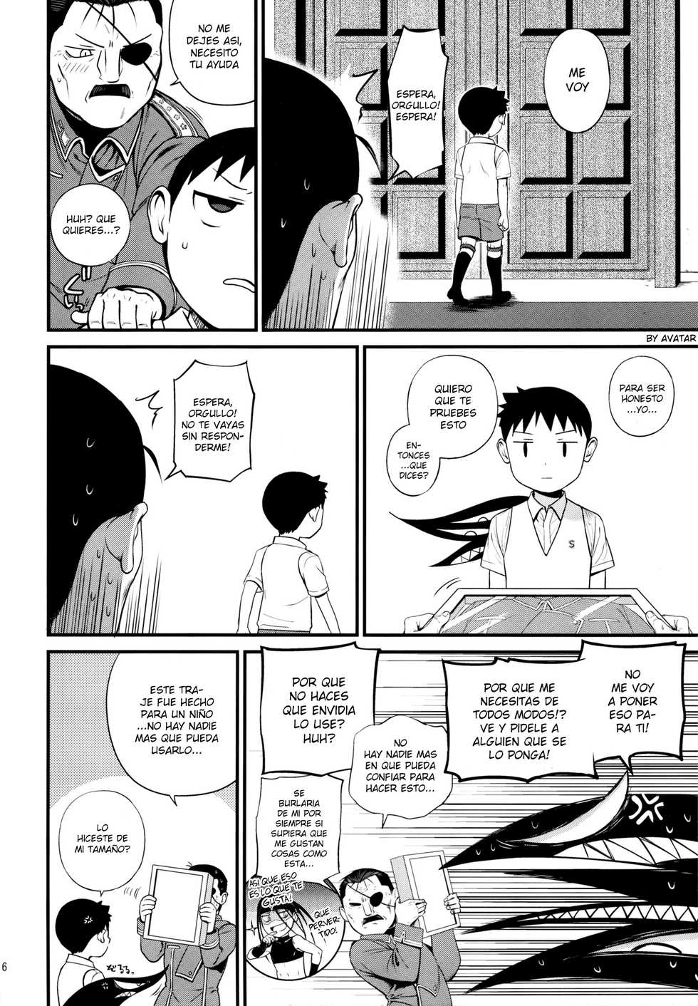 (THE GATHERING DAY2) [Yabure Kabure (Agemon)] Silly lover (Fullmetal Alchemist) [Spanish] [Avatar-kun] - Page 7