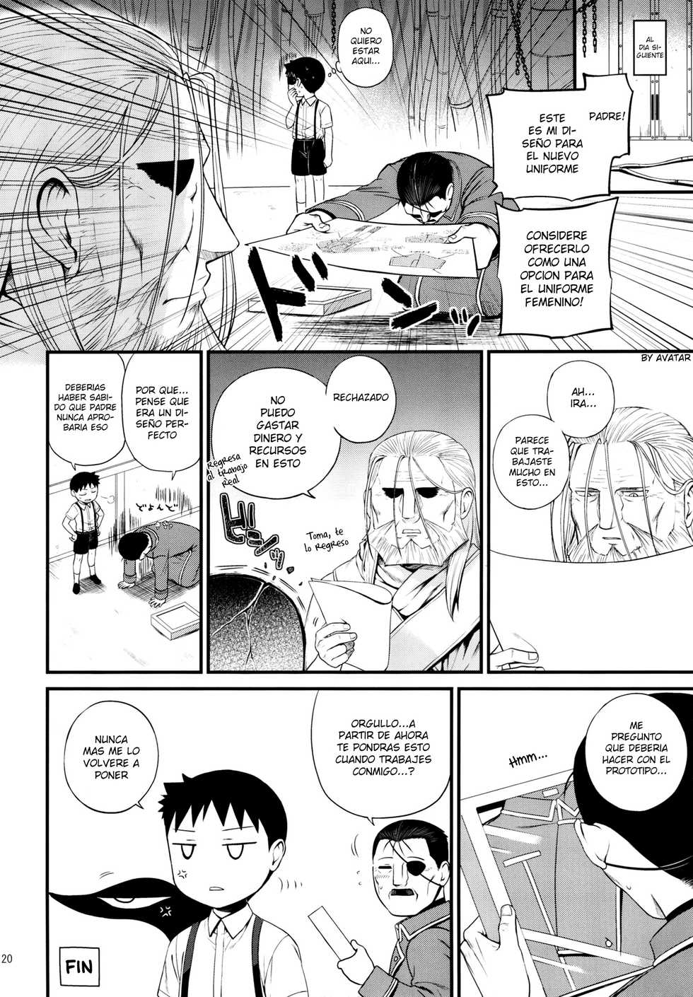 (THE GATHERING DAY2) [Yabure Kabure (Agemon)] Silly lover (Fullmetal Alchemist) [Spanish] [Avatar-kun] - Page 21