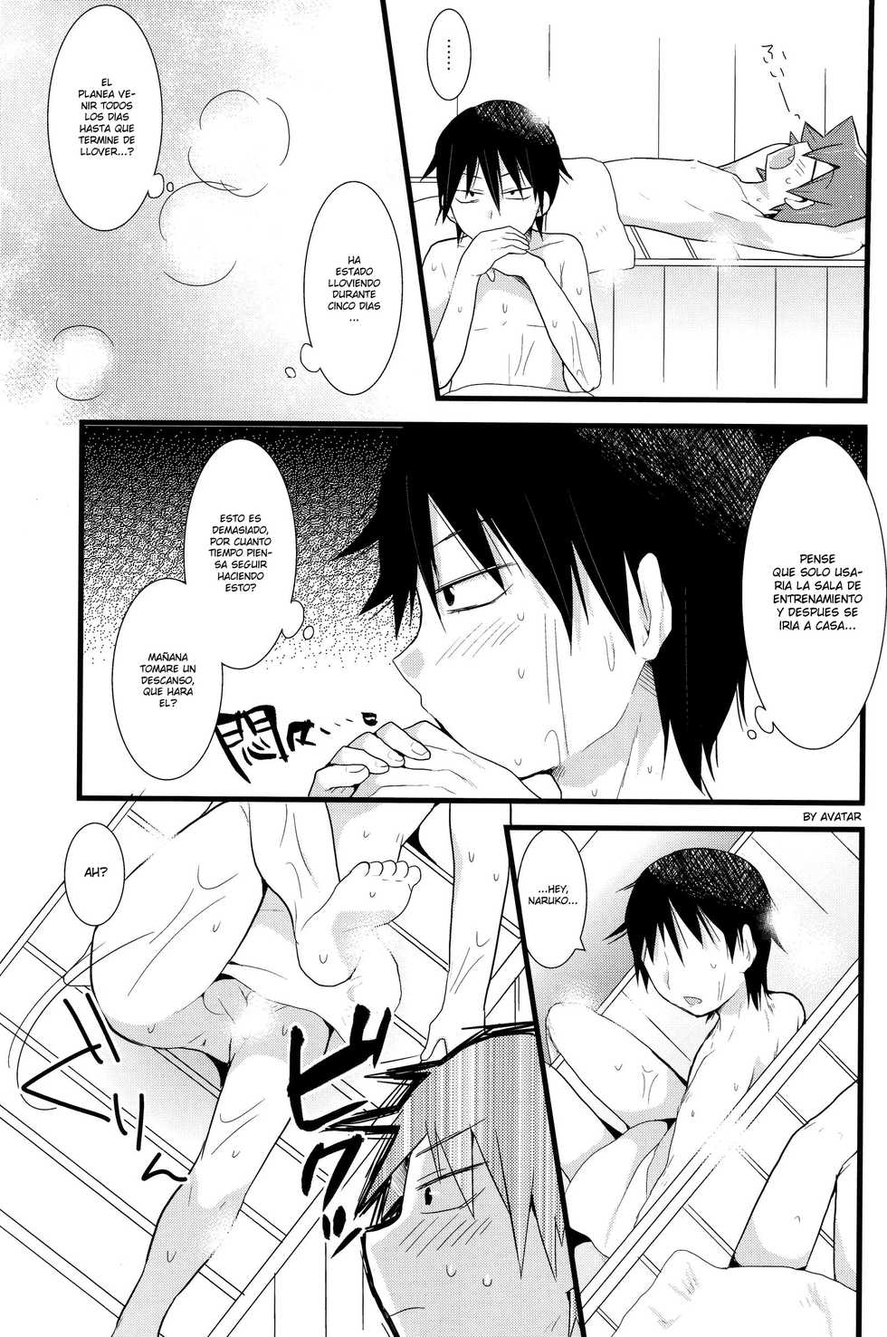(Zenkai Cadence) [Mitsuya Yoguru (Futaba841)] HOTTEST SWEAT (Yowamushi Pedal) [Spanish] [Avatar-kun] - Page 4
