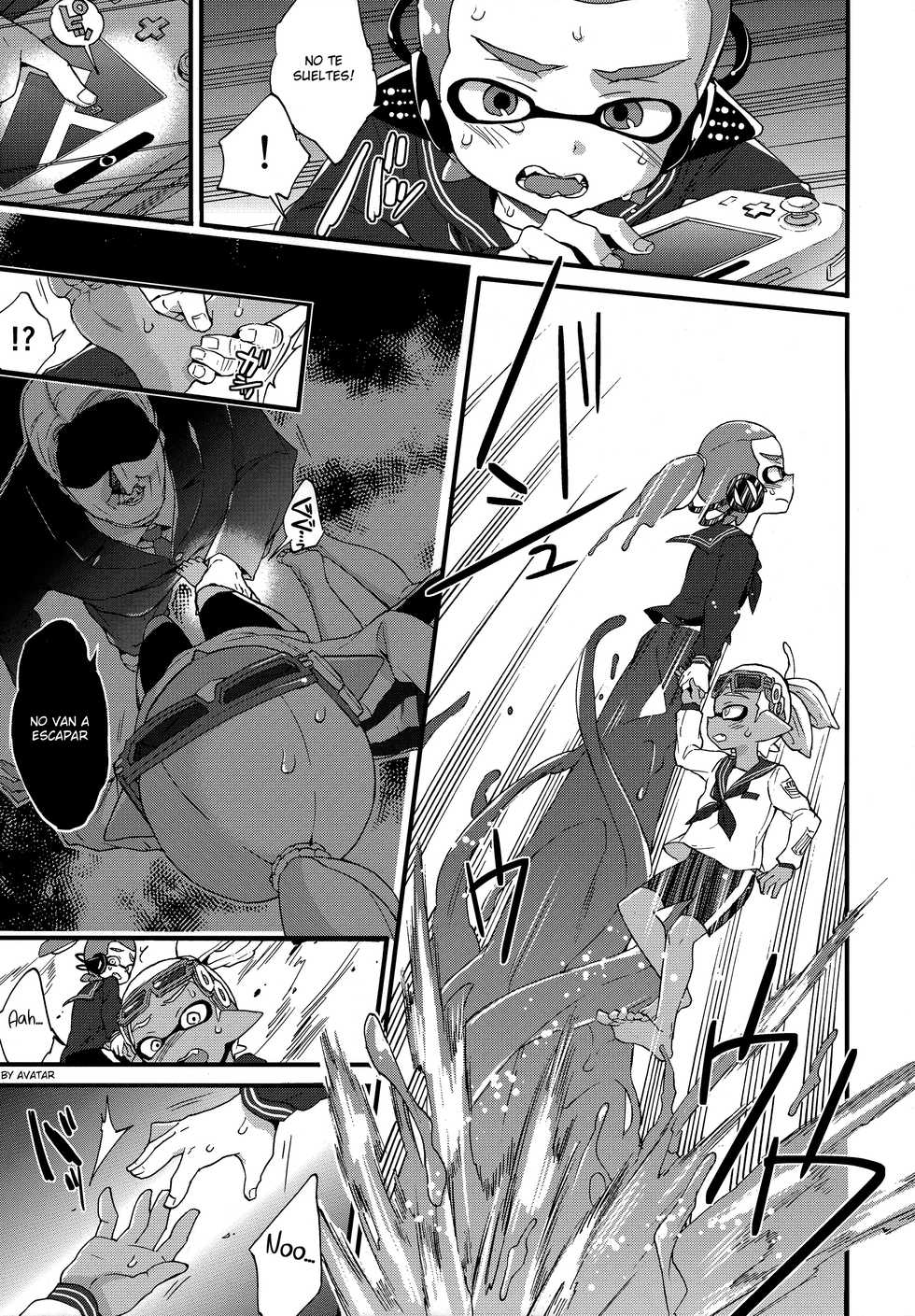 (C90) [Koniro Drops (Morishima Kon)] Oji-san to, 30 Sazae de Hitoban Dou? (Splatoon) [Spanish] [Avatar-kun] - Page 18