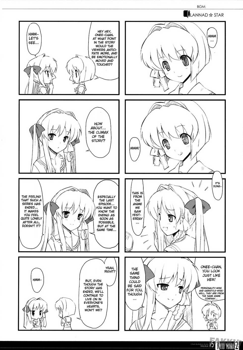 (COMIC1☆3) [Fuuma Kekkai, Friendly Sky (CHuN)] KYOU MANIA 2 (Clannad) [English] [Raze] - Page 23
