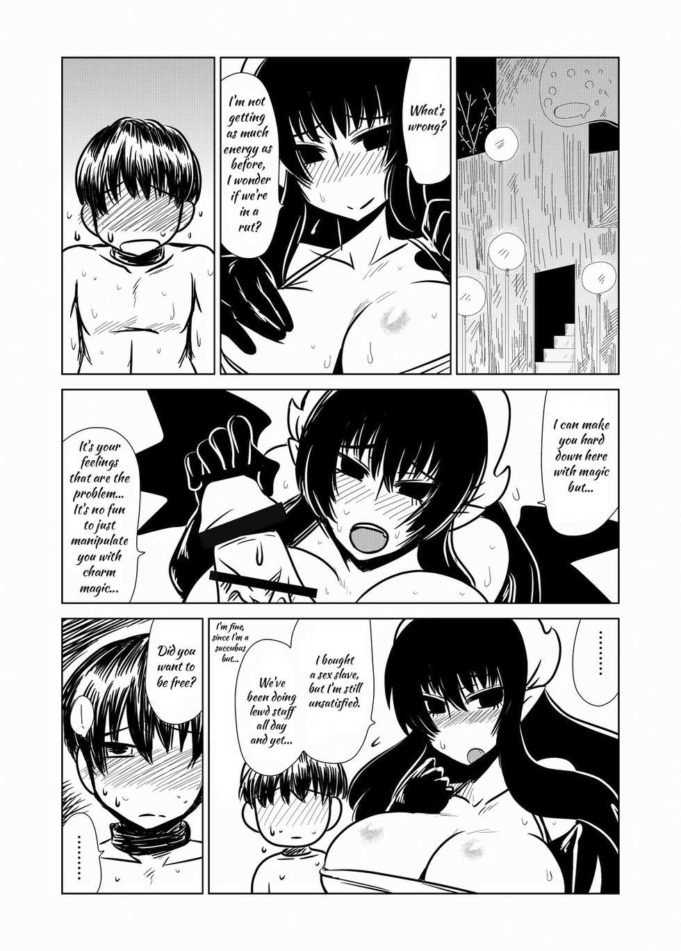 [Hroz] Succubus-san to Seidorei | Succubus and Sex Slave [English] {Erelzen} - Page 5