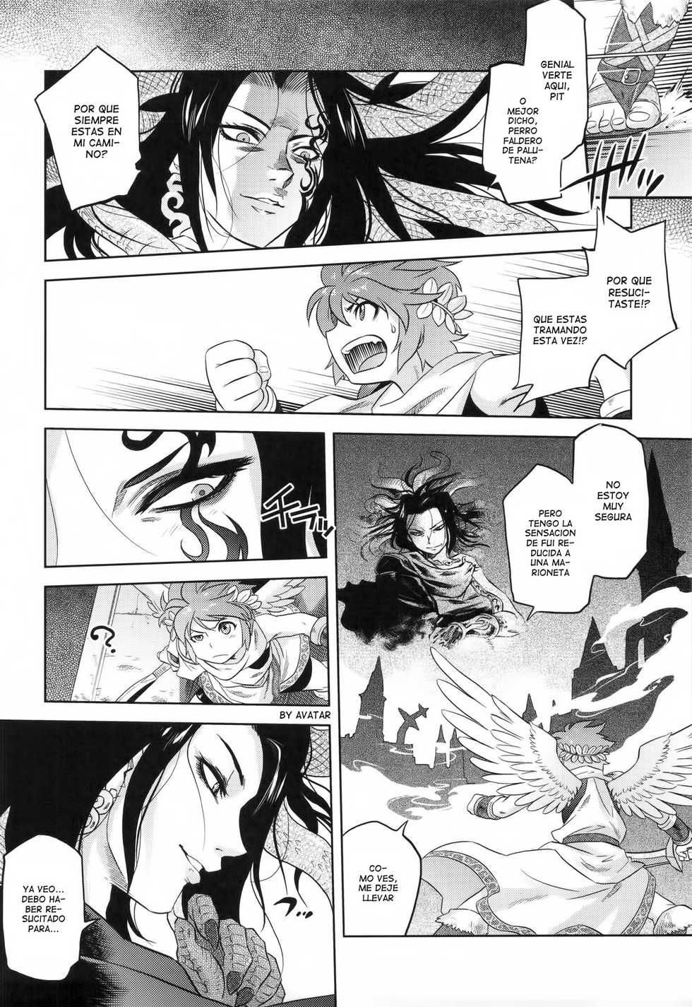 (C82) [Kacchuu Musume (Tomotsuka Haruomi)] THE LAST DECISION | La Última Decisión (Shikabame) (Kid Icarus) [Spanish] [Avatar-kun] - Page 4