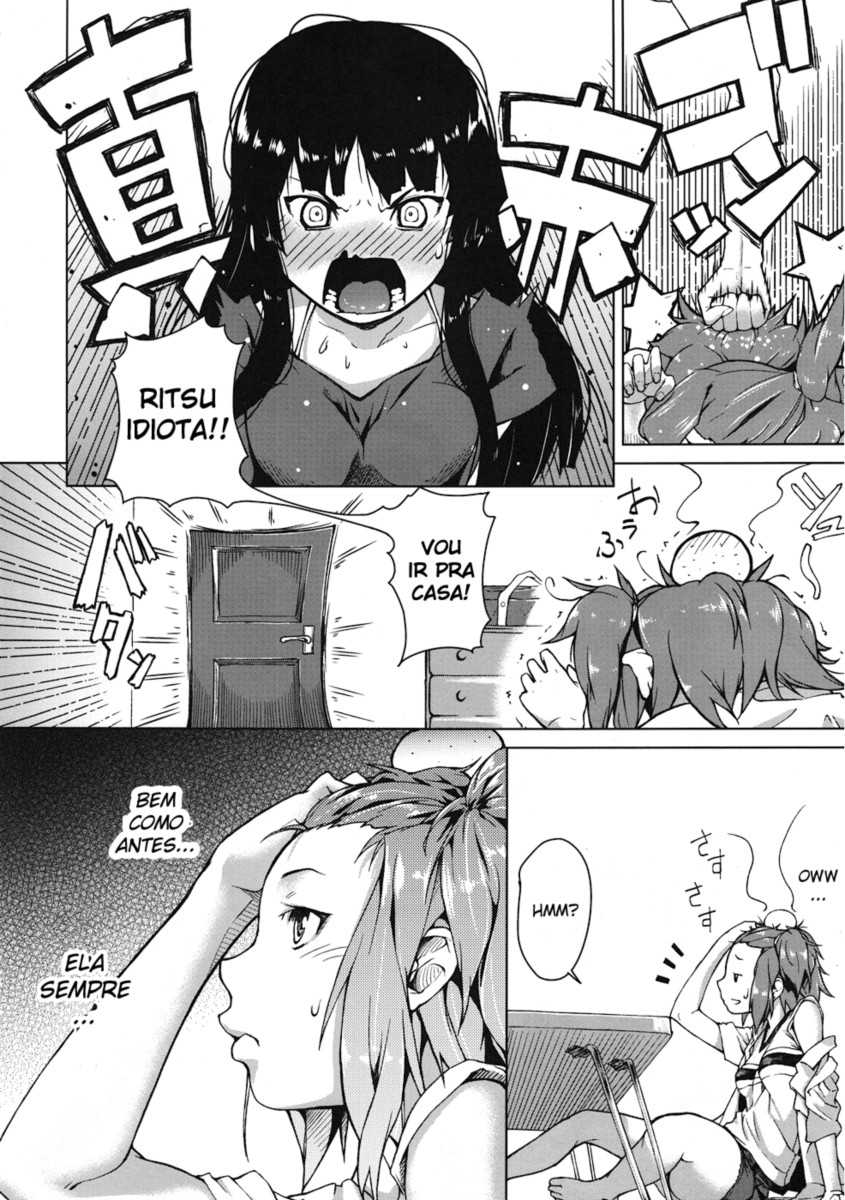 (C78) [Kyuukeijo no Higashi (Aduma Ren)] Sweet girls (K-ON!) [Portuguese-BR] [Lobozero] - Page 5