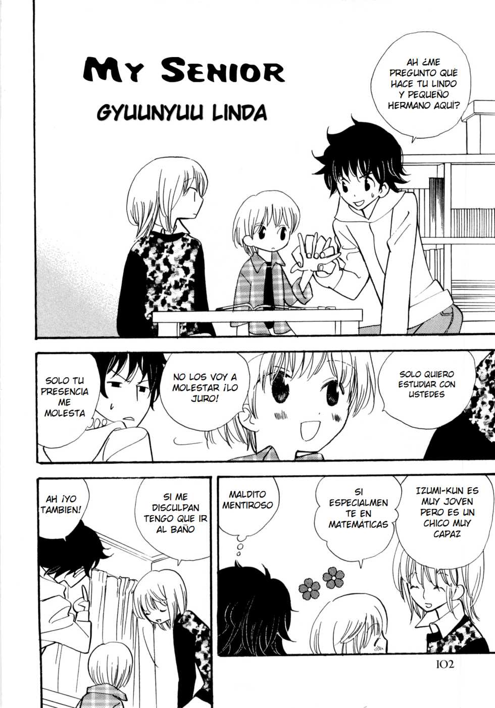 [Gyuunyuu Rinda] Toshiue no Hito | My Senior 2 (Shota Tama Ni) [Spanish] [ShotaSpace] - Page 1