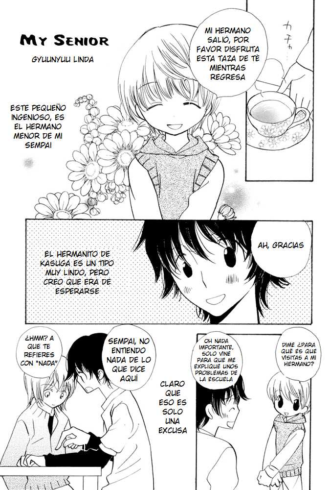 [Gyuunyuu Rinda] Toshiue no Hito | My Senior 1 (Shota Tama) [Spanish] [ShotaSpace] - Page 1