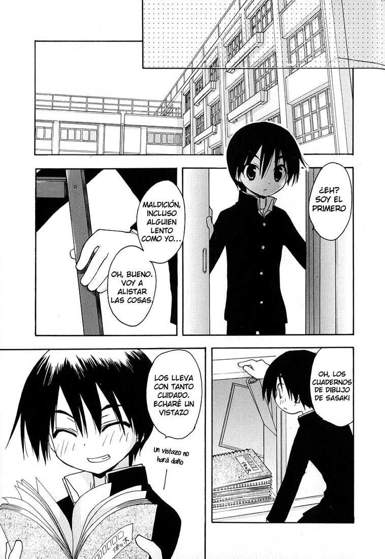 [Konata Hyuura] Croquis no Naka de | Inside the Sketch-book (Koushoku Shounen no Susume 8) [Spanish] [ShotaSpace] - Page 3