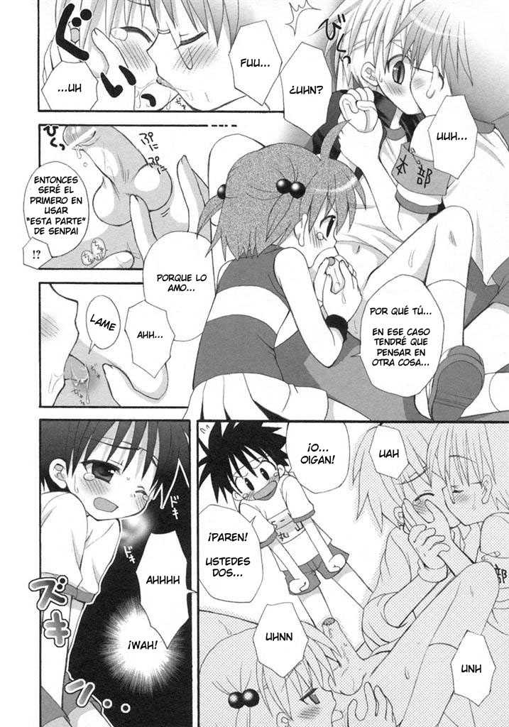 [Sasorigatame] Gyouretsu no Dekiru Ouendanchou (Shounen Ai no Bigaku 9 The Bokura no Undoukai) [Spanish] [ShotaSpace] - Page 8