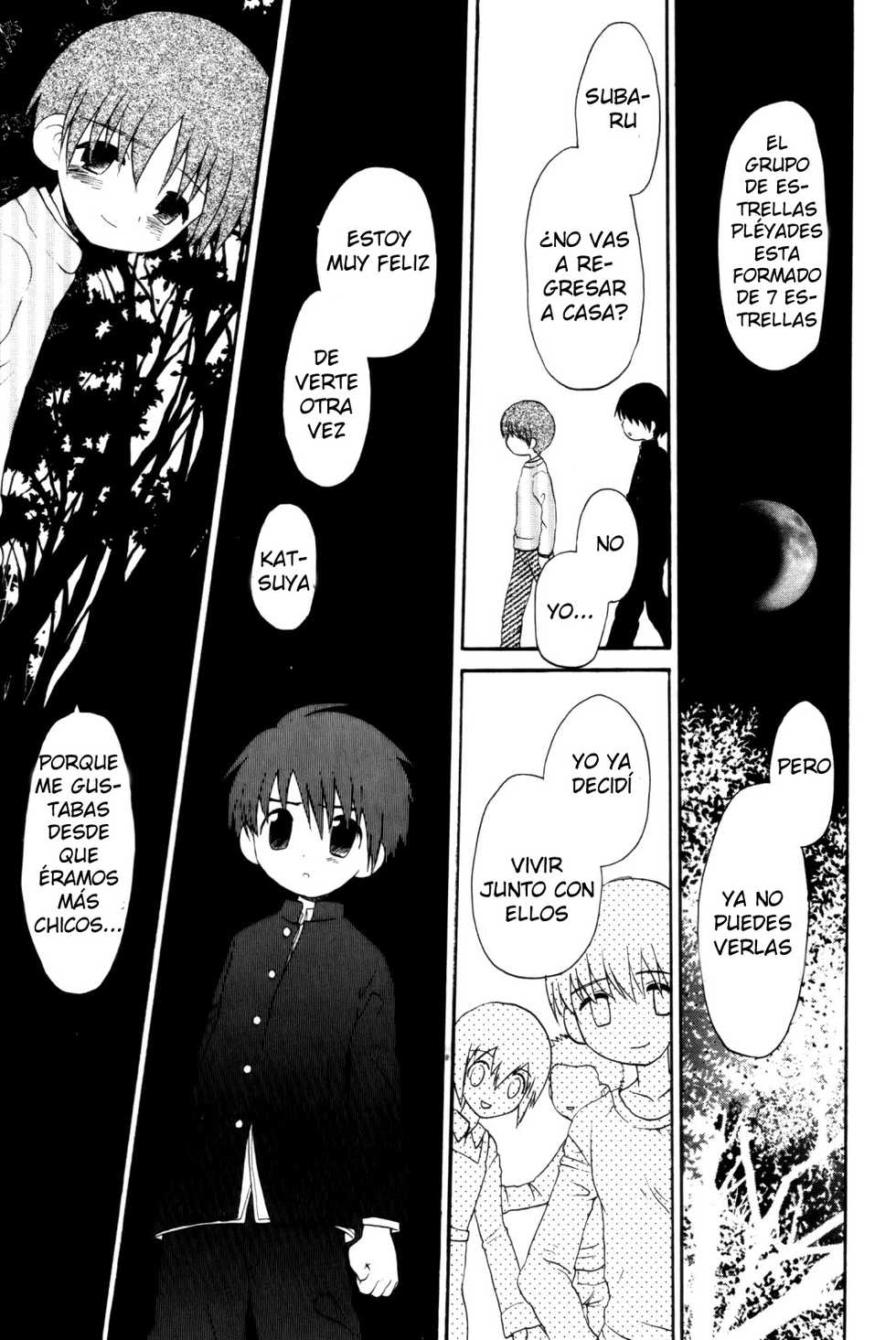 [Hoshiai Hilo] Yukueshirezu no Pleiad | La desaparición de pleiades (Shin Shounen Shikou) [Spanish] [ShotaSpace] - Page 15