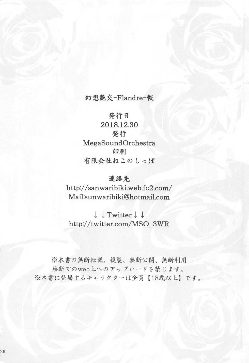 (C95) [MegaSoundOrchestra (Sanwaribiki)] Gensou Enkou -Flandre- Kaku (Touhou Project) [Chinese] [靴下汉化组] - Page 25