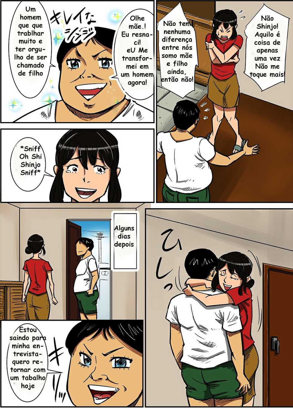 [Nobishiro] Shinji to Mama [Portuguese-BR] - Page 15