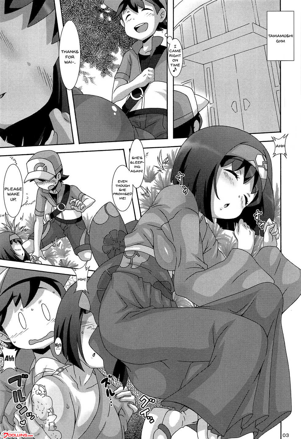 (C95) [Akusei-Shinseibutsu (Nori)] Suimitsuka | Sleep Nectar (Pokémon) [English] {Doujins.com} - Page 2