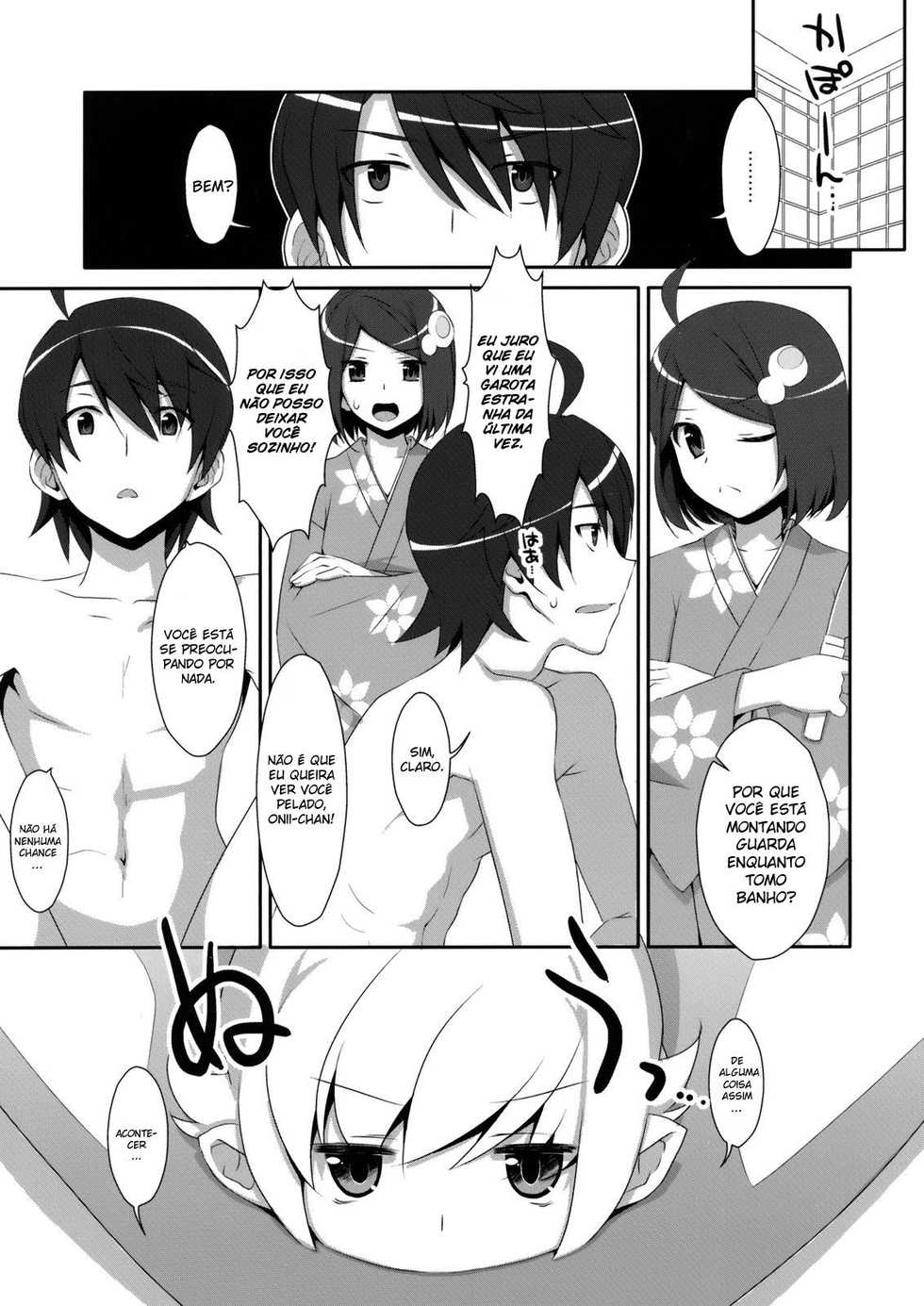 (C83) [TIES (Takei Ooki)] Shinobu Bath Time -Extra! Vol. 08- (Bakemonogatari) [Portuguese-BR] [Nieto Hentai] - Page 3