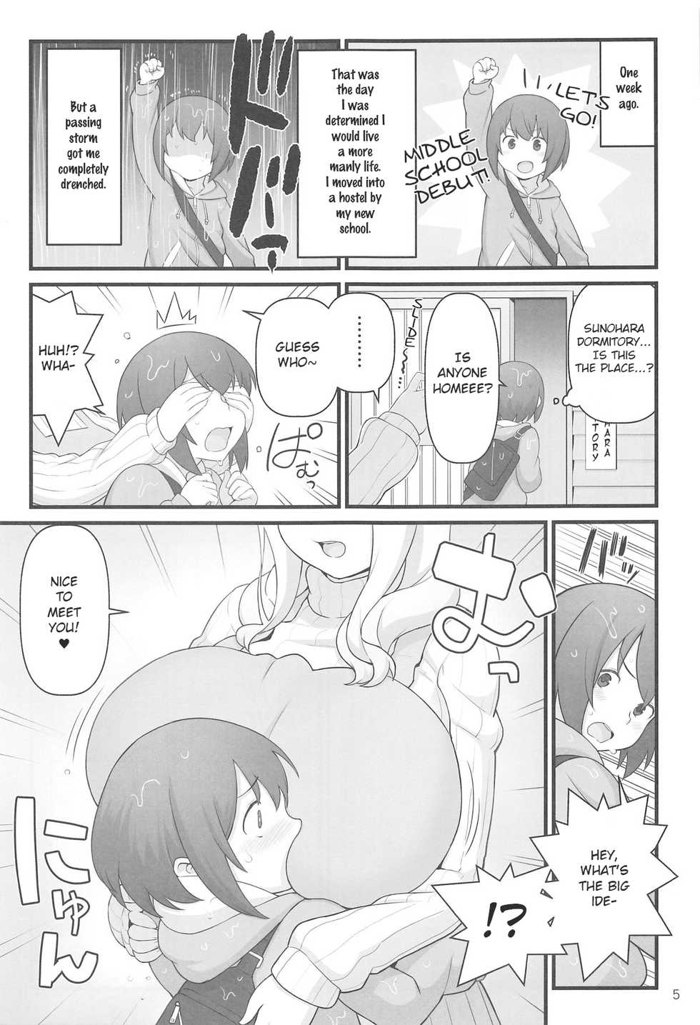 (C95) [Kakuzato-ichi (Kakuzatou)] Akkun no Nikkichou | Akkun's Diary + C95 Omakebon (Sunohara-sou no Kanrinin-san) [English] - Page 5