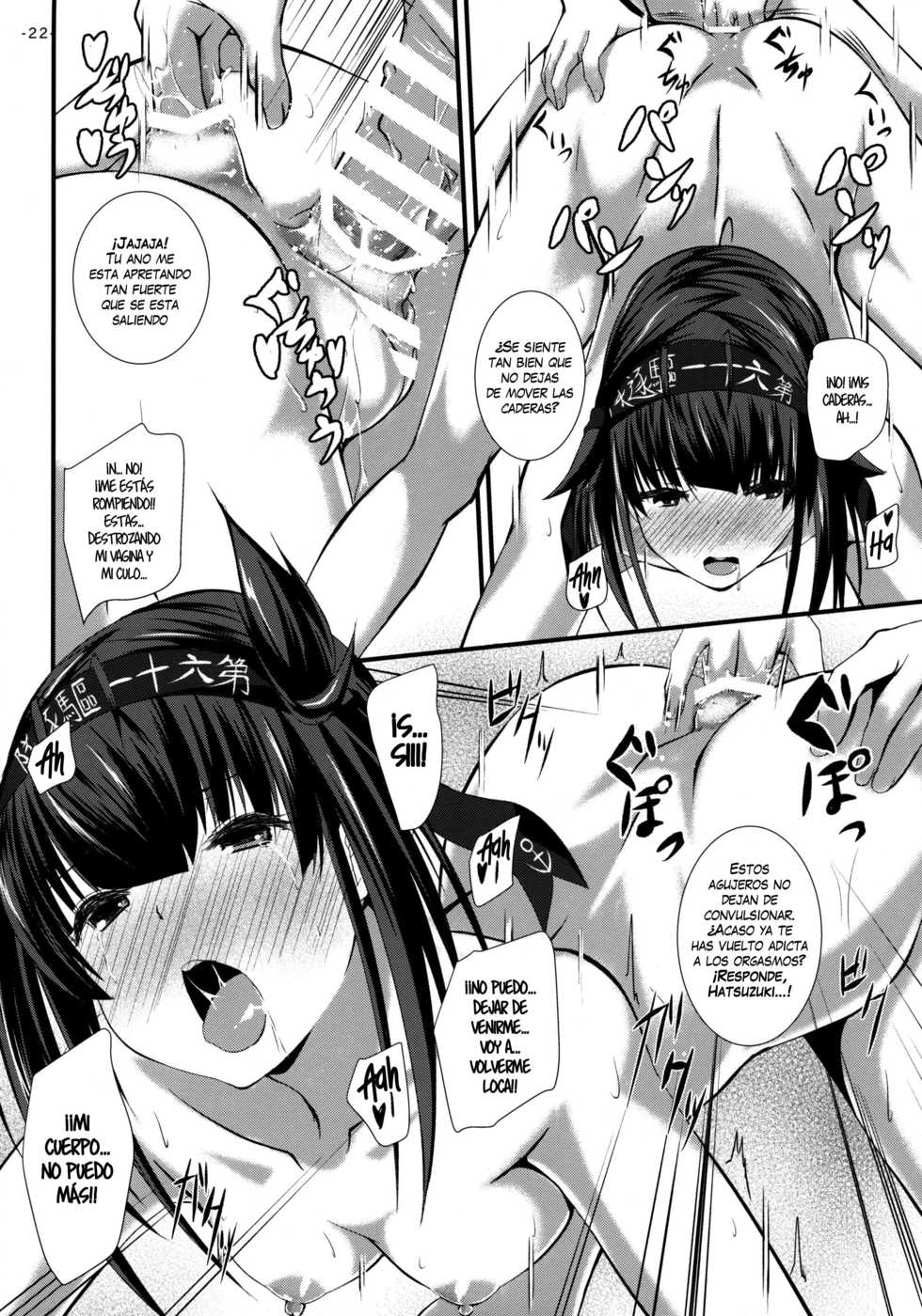(Houraigekisen! Yo-i! 25Senme) [Shougentei (Kuon)] Hatsuiki (Kantai Collection -KanColle-) [Spanish] (Kantai Doujins) - Page 21