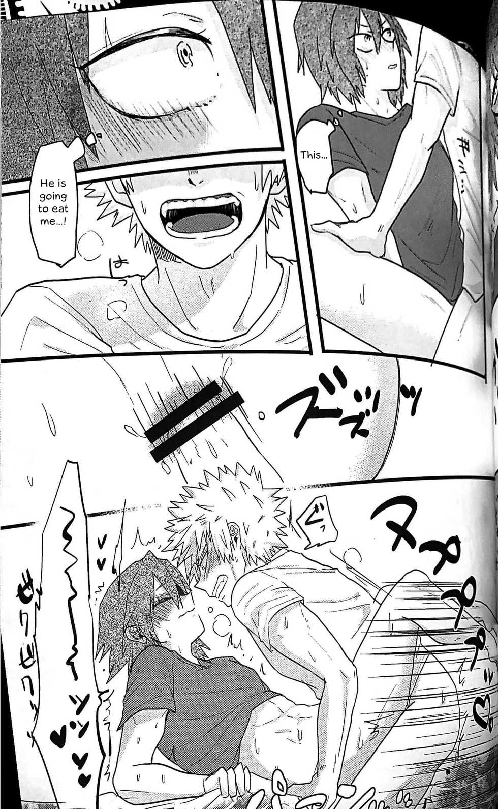 (Douyara Deban no Youda! 8) [ZAZA (N)] Heart ni hi o Tsukete! (Boku no Hero Academia) [English] [Otokonoko Scans] - Page 22