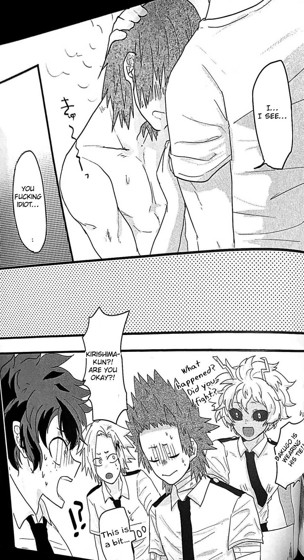 (Douyara Deban no Youda! 8) [ZAZA (N)] Heart ni hi o Tsukete! (Boku no Hero Academia) [English] [Otokonoko Scans] - Page 30