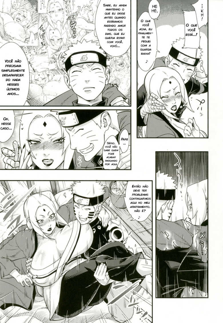 [Aroma Gaeru (Numahana)] Jukumitsuki Intouden 2 | Debauchery of a Mature Honeypot Princess Ch 2 (Naruto) [Portuguese-BR] [Digital] - Page 4
