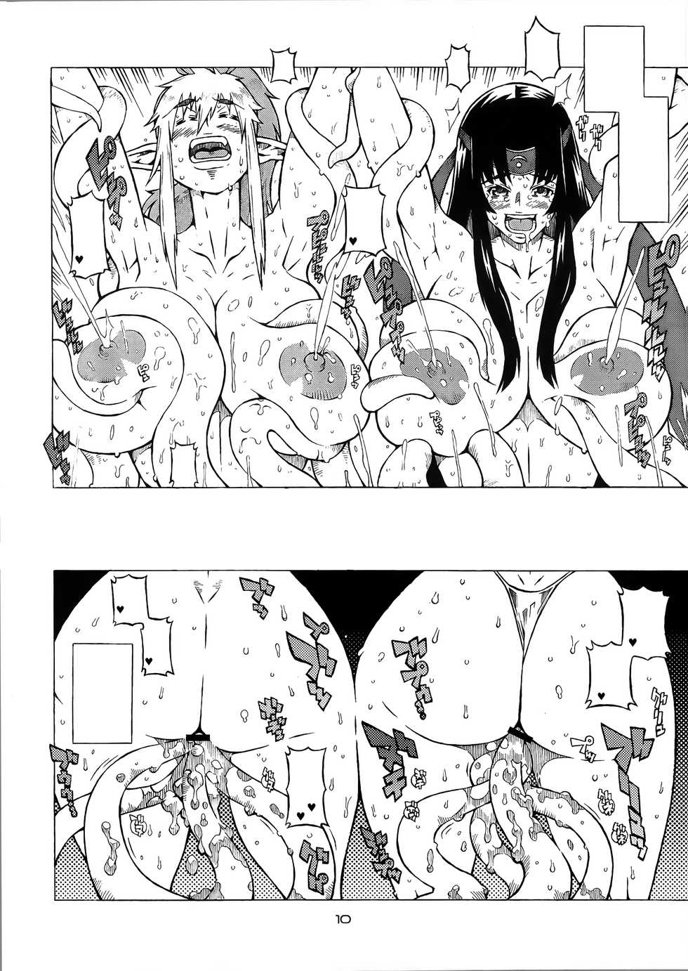 (C76) [Combat Mon-Mon (Hiratsura Masaru)] ANA TO YOME (Queen's Blade) [Textless] - Page 9