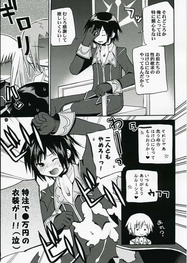 (SC40) [Akunomangakarenmei (Clarin)] Akumanga-Daioh Hangyaku no Lelouch R2 (Code Geass) - Page 8