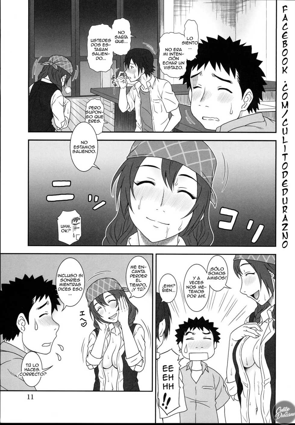 (COMIC1☆8) [Oretachi Misnon Ikka (Suhara Shiina)] Naisho no Cafe (Shirokuma Cafe) [Spanish] [Culito de Durazno] - Page 10