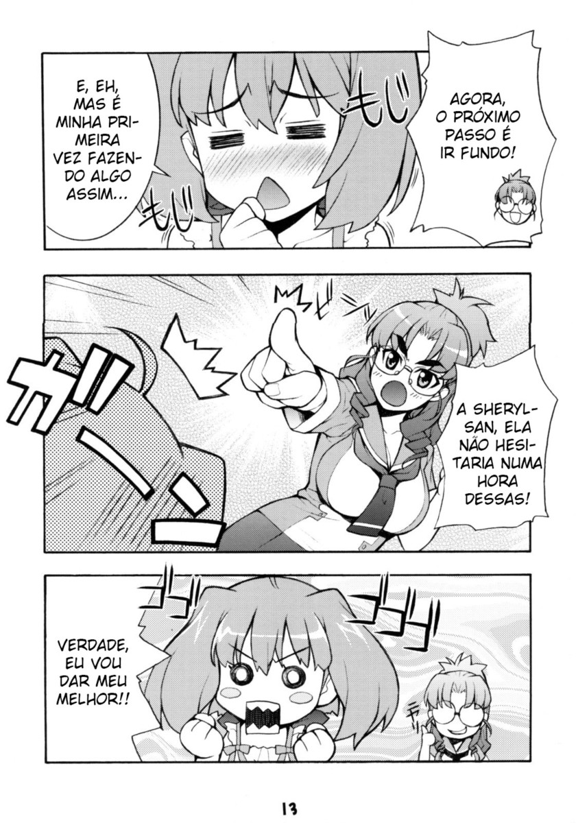 (C74) [Mix Fry (Takurou)] Ran Nana (Macross Frontier) [Portuguese-BR] - Page 11