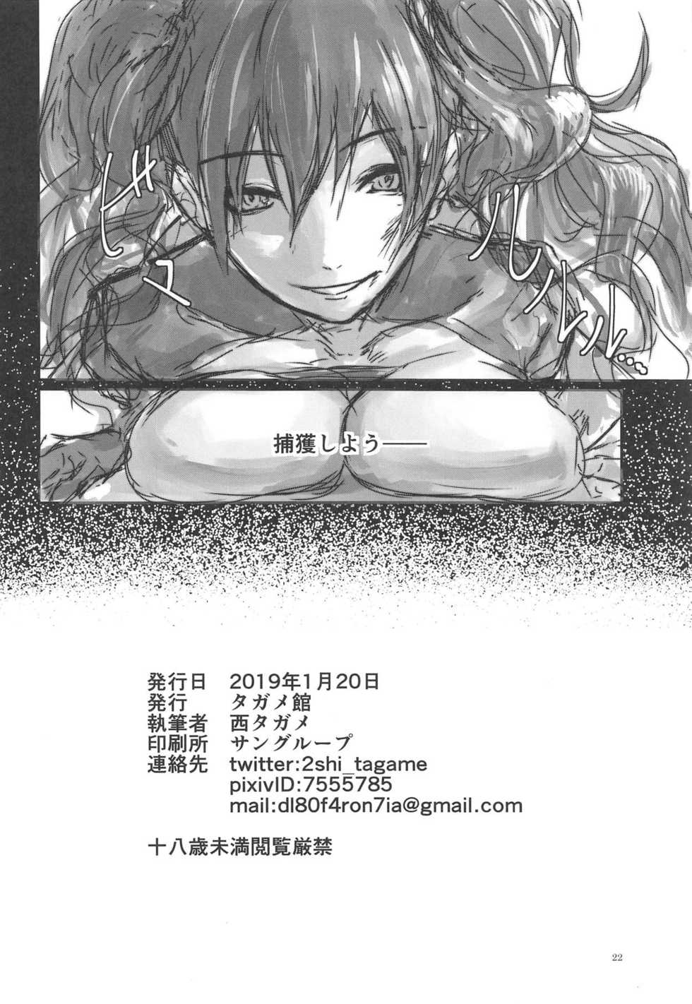 (Shoujo Senryaku Saizensen 02) [Tagamekan (Nishi Tagame)] Seneki Shippai -Failure- (Girls' Frontline) - Page 21