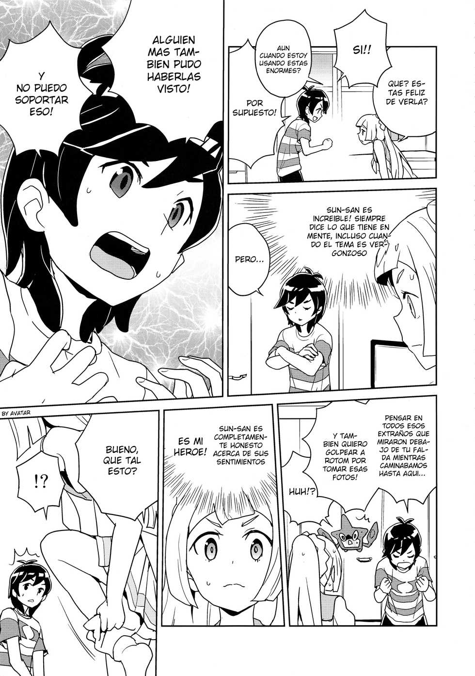 (Puniket 37) [Zenra Restaurant (Heriyama)] Lillie Kimi no Atama Boku ga Yoku Shite Ageyou (Pokémon Sun and Moon) [Spanish] [Avatar-kun] - Page 7