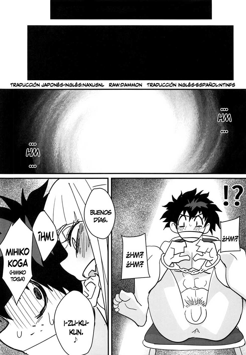(C95) [Shinbun Shounen (Nega Samurai)] Gyaku Rape! (Boku no Hero Academia) [Spanish] [NTINFS] - Page 3