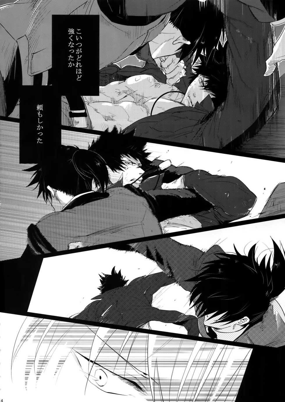 [7 Men Zippo (Kamishima Akira)] Gyaku Tsuki ni Nijimu Kage (Psycho Pass) - Page 13