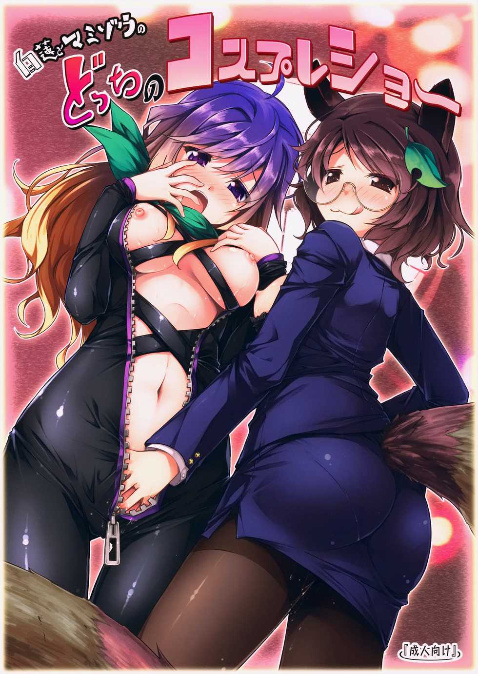 (C88) [Avalanche (ChimaQ)] Byakuren to Mamizou no Docchi no Cosplay Show (Touhou Project) [Chinese] [oo君個人漢化] - Page 2