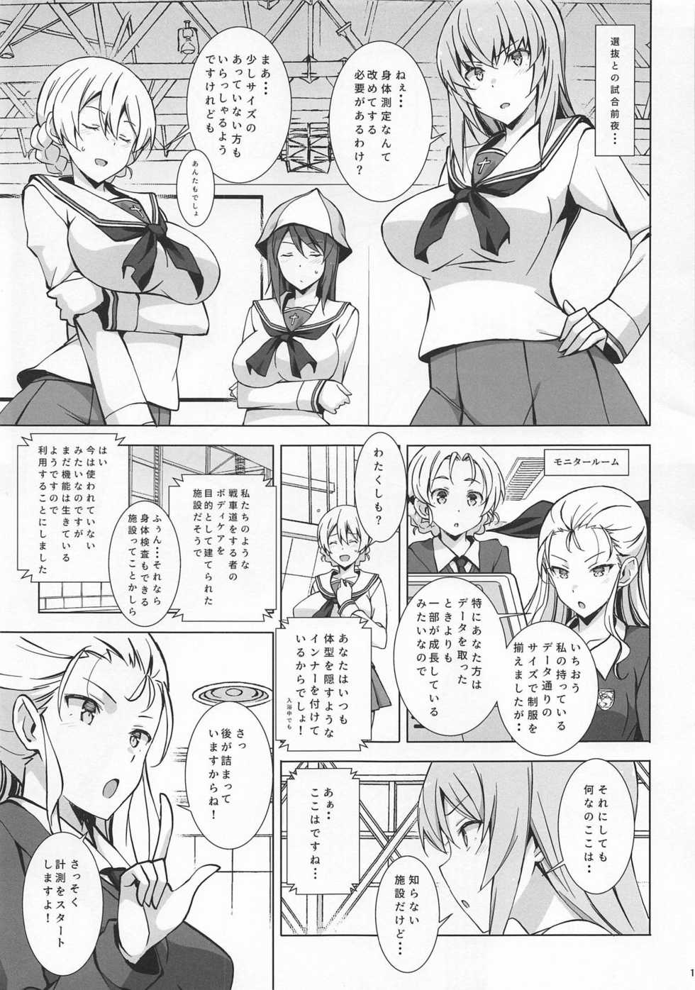 (C95) [Mushimusume Aikoukai (Nakamura Yukitoshi)] BODY CHECKER (Girls und Panzer) - Page 2