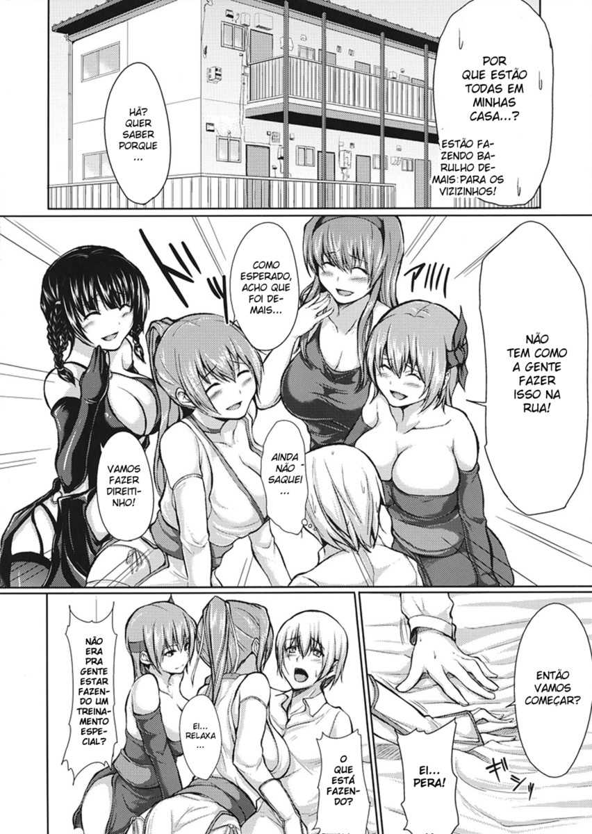 (C81) [ShimaPan (Ominaeshi)] DOA Harem 2 (Dead or Alive) [Portuguese-BR] [Lobozero] - Page 4