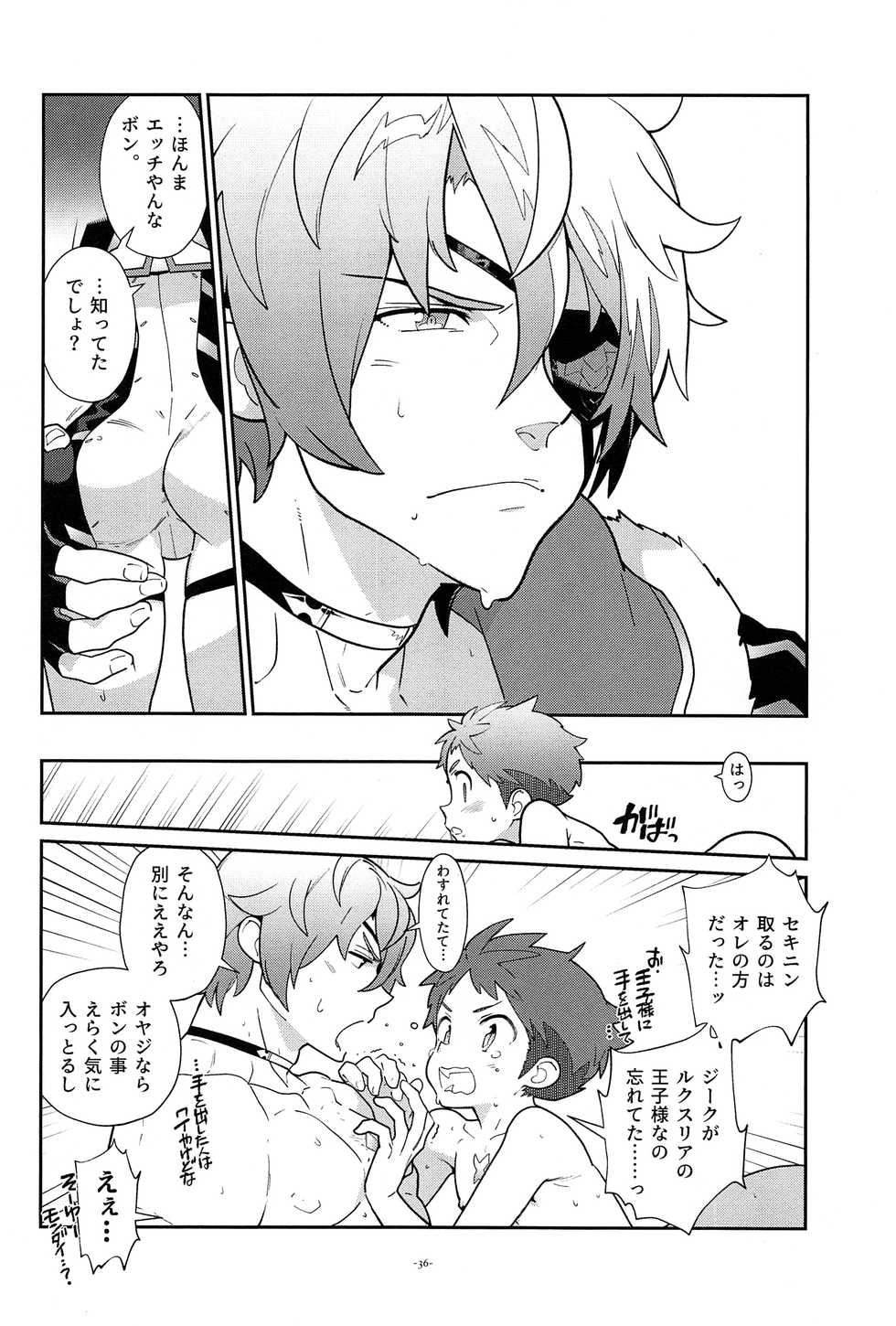 (C95) [Article 60 of Criminal Code (Shuhan)] ZekeRex Onsen Meguri Series 1 [Superbia Kitan] (Xenoblade Chronicles 2) - Page 36