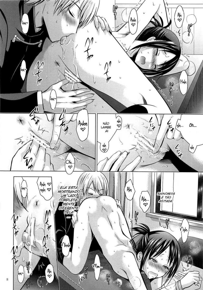(C95) [Noriajou (Shiroi Noria, Arino Hiroshi)] Kaguya-sama wa Ecchi Saretai (Kaguya-sama wa Kokurasetai) [Portuguese-BR] [Ninjaboy] - Page 7